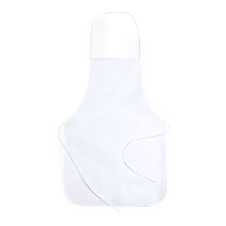 Delantal non-woven 80gsm sublimación blanco 73x50cm cintas