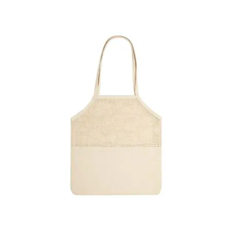 Bolsa redecilla algodón 220g/m2 asas 60cm impresión 45x41