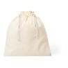 Bolsa algodón 105g/m2 cordón autocierre cosida 30x25 cm - Imagen 1