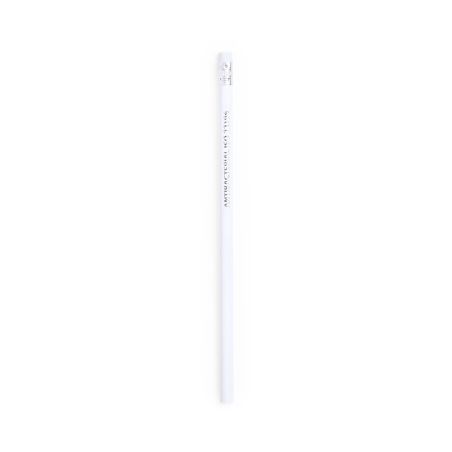 Lápiz madera antibacteriano con goma 18,6 cm