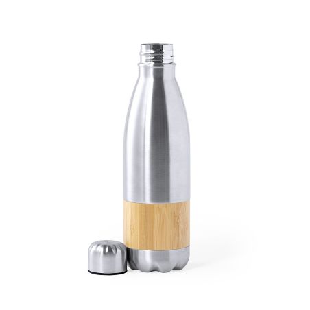 Bidón acero inox bambú 750 ml