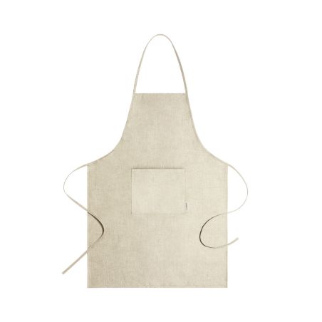 Delantal cáñamo 200gsm Hemp bolsillo ajustable 90x65cm