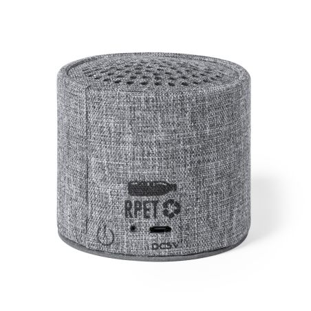 Altavoz Bluetooth RPET reciclado 3W 5.3 cm caja eco