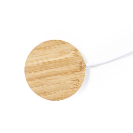 Cargador inalámbrico magnético bambú PLA compostable