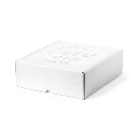 Caja XL cartón reciclado corrugado blanco