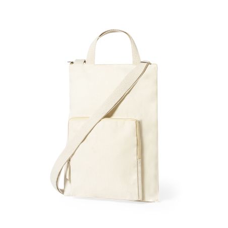 Funda portátil canvas algodón 15 pulgadas bandolera
