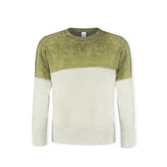 Sudadera efecto lavado de algodón peinado