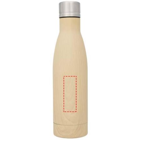 Bidón con aislamiento de cobre con diseño de madera de 500 ml Ecológico Personalizado 6100515