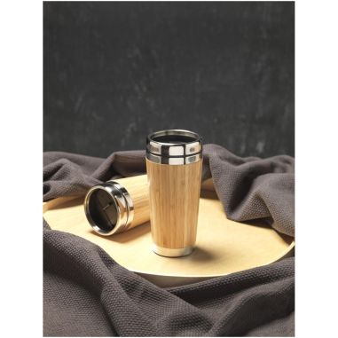 Vaso de 450 ml con exterior de bambú Ecológico...