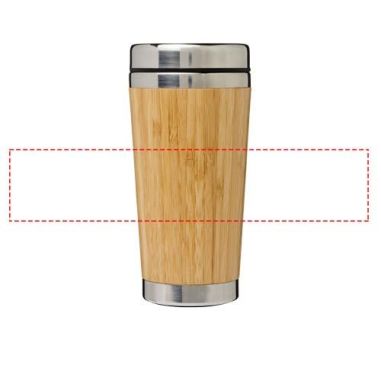 Vaso de 450 ml con exterior de bambú Ecológico...