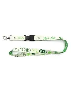 Lanyard de papel con hebilla