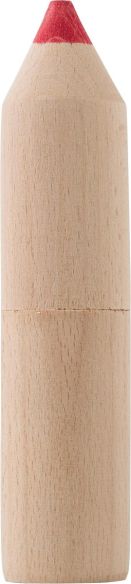 Estuche lápiz de madera con 6 colores