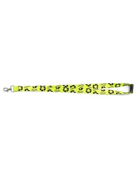 Lanyard de rPET con cierre de seguridad