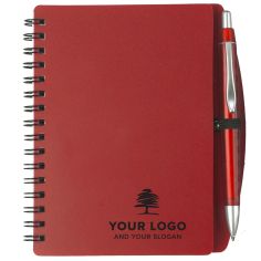 Libreta de PP y bolígrafo Ecológica Personalizada 105139 - Producto ecológico