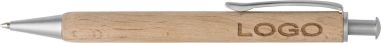 Bolígrafo madera haya latón Dokumental metal 14 cm