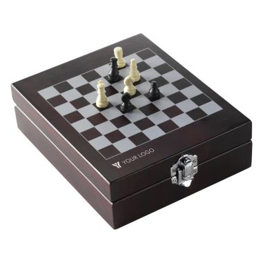 Caja de madera con set de vino Ecológica Personalizada 106832