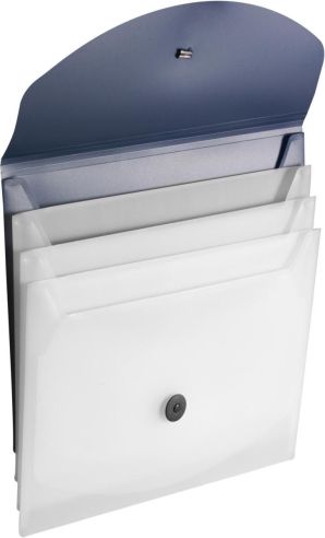 Carpeta clasificadora PP A4 4 departamentos personalizable
