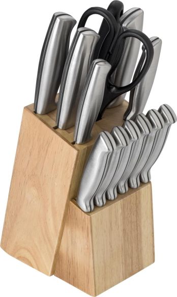 Set cocina 14 piezas acero inox y PP