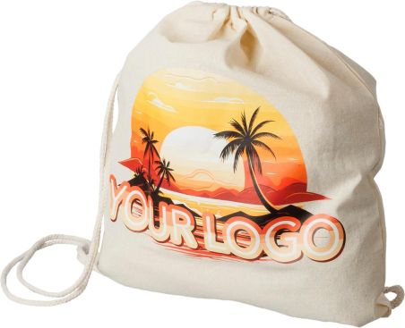 Mochila cuerdas algodón 120 g/m²