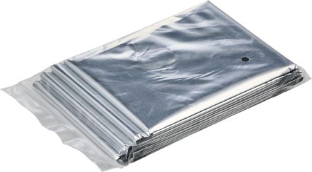 Manta aislante de aluminio en bolsa