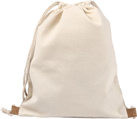 Mochila cuerdas algodón 250 g/m² con corcho