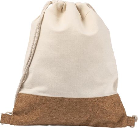 Mochila cuerdas algodón 250 g/m² con corcho