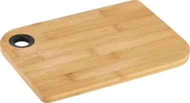 Tabla de cortar bambú con anillo de silicona