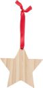 Adorno navideño de estrella de madera Ecológico Personalizado 109051 - Imagen 2