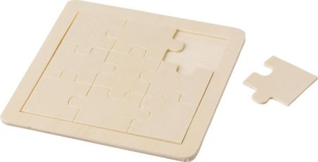 Puzzle madera 9 piezas con base