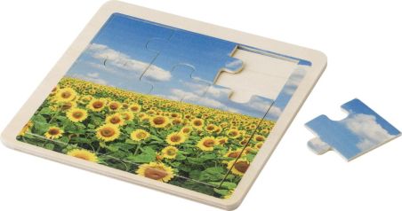 Puzzle madera 9 piezas con base