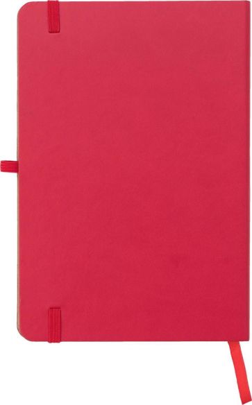 Cuaderno bambú PU A5 96 páginas rayadas banda elástica