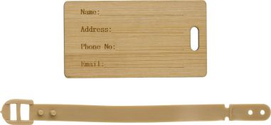 Identificador de maletas de bambú