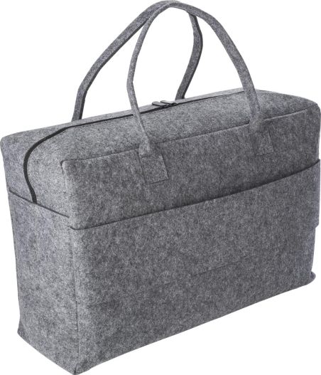 Bolsa viaje fieltro rPET con cremallera
