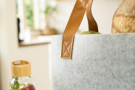 Bolsa fieltro rPET asas PU