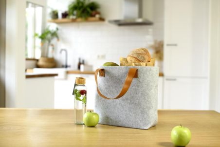 Bolsa fieltro rPET asas PU