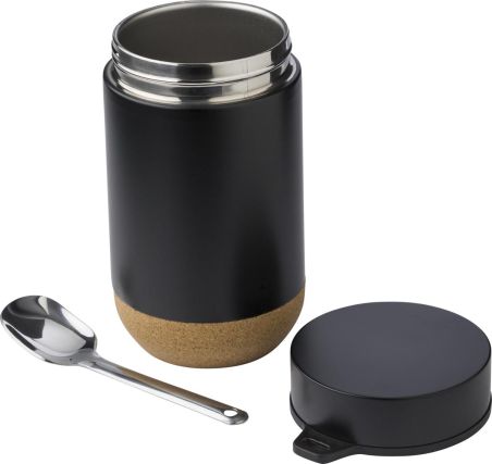 Recipiente térmico acero inox 400 ml corcho