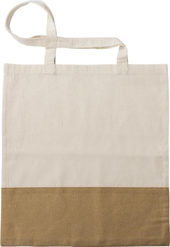 Bolsa algodón 160 g/m² base imitación yute