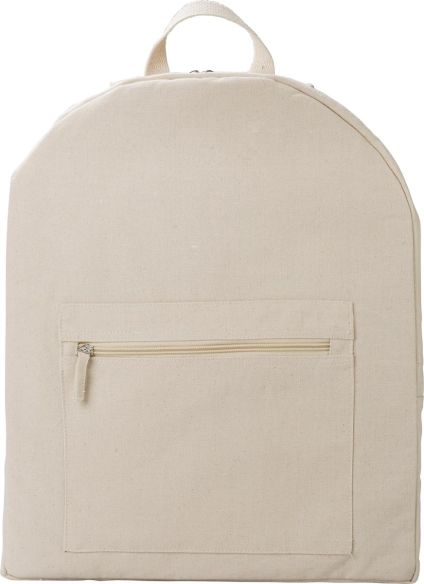 Mochila algodón orgánico 320 g/m² cremallera