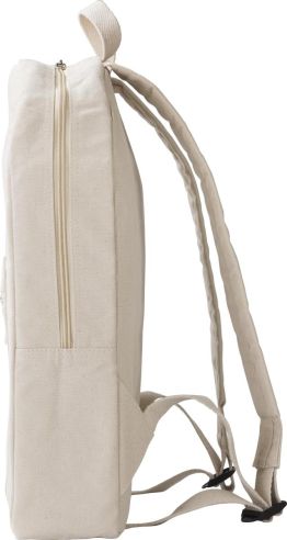 Mochila algodón orgánico 320 g/m² cremallera