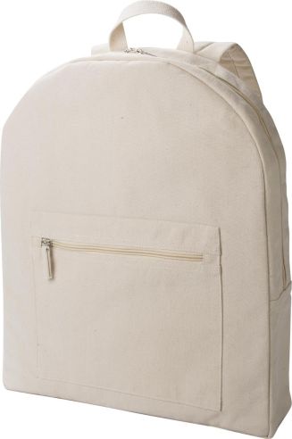 Mochila algodón orgánico 320 g/m² cremallera