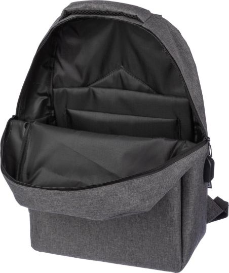 Mochila RPET 600D para portátil con USB