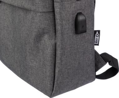 Mochila RPET 600D para portátil con USB