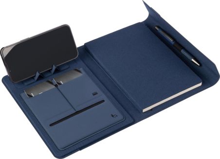 Carpeta congresos rPET A5 cuaderno 64p soporte teléfono