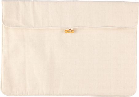 Funda portátil algodón 220 g cierre bambú 15 pulgadas