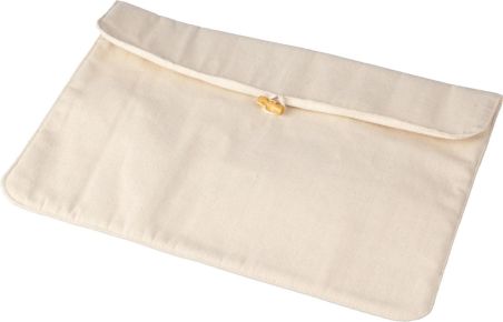 Funda portátil algodón 220 g cierre bambú 15 pulgadas