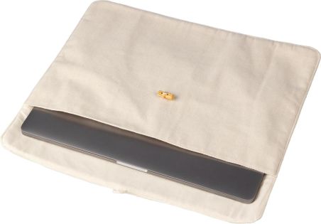 Funda portátil algodón 220 g cierre bambú 15 pulgadas
