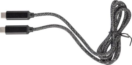 Cable de carga y transferencia 65W de nailon Ecológica Personalizada 101097552