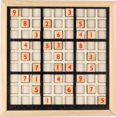 Sudoku de madera con 99 piezas y manual