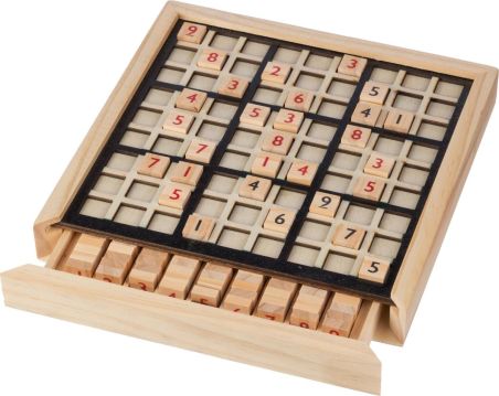 Sudoku de madera con 99 piezas y manual