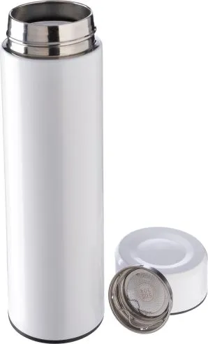 Termo acero inox 425 ml con colador de té